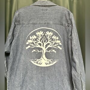 Women’s denim top, customized